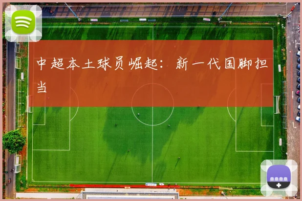 中超本土球员崛起：新一代国脚担当